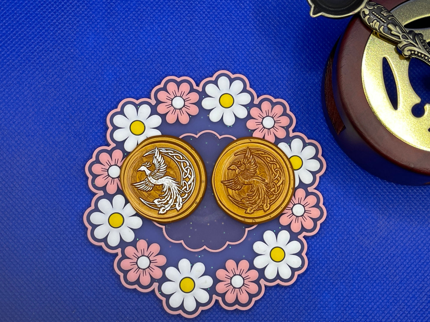 Phoenix Celtic Moon Wax Seal