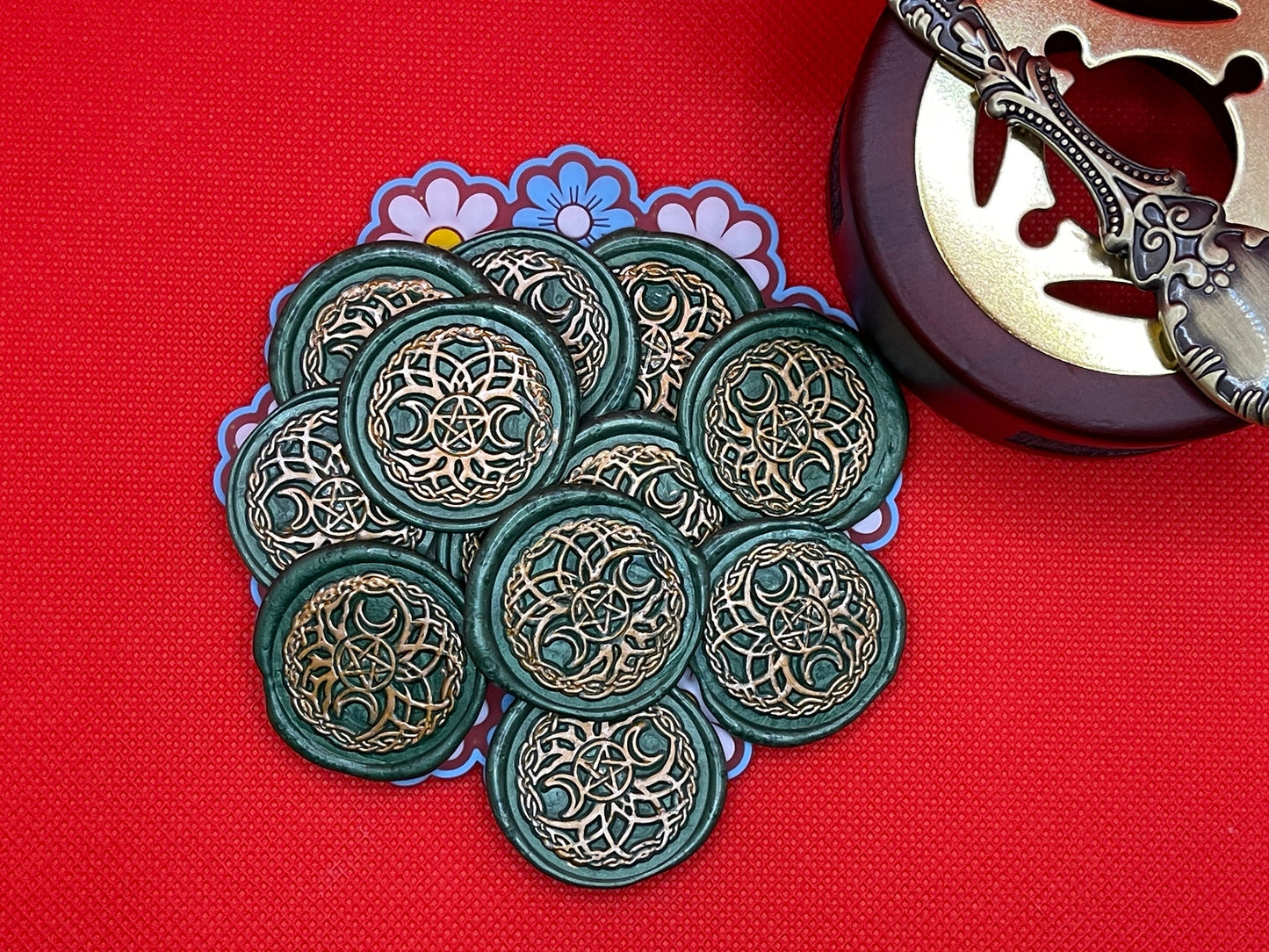 Celtic Tree of Life w/ Pentagram Wax Seal
