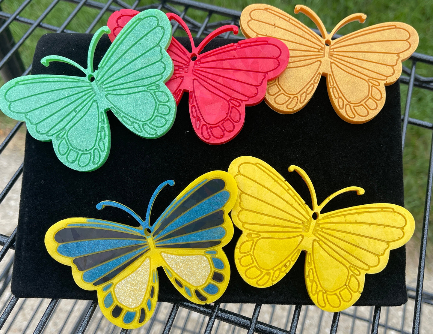 Holographic Resin Butterfly Magnets