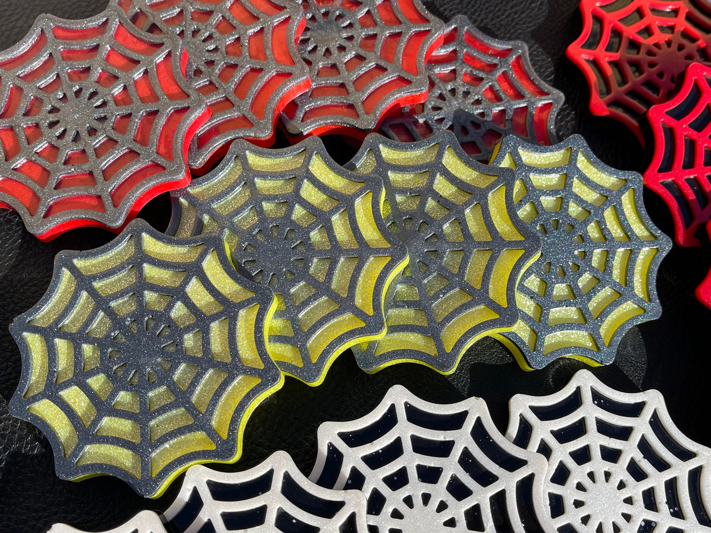 Halloween Spiderweb Coaster Set of 4