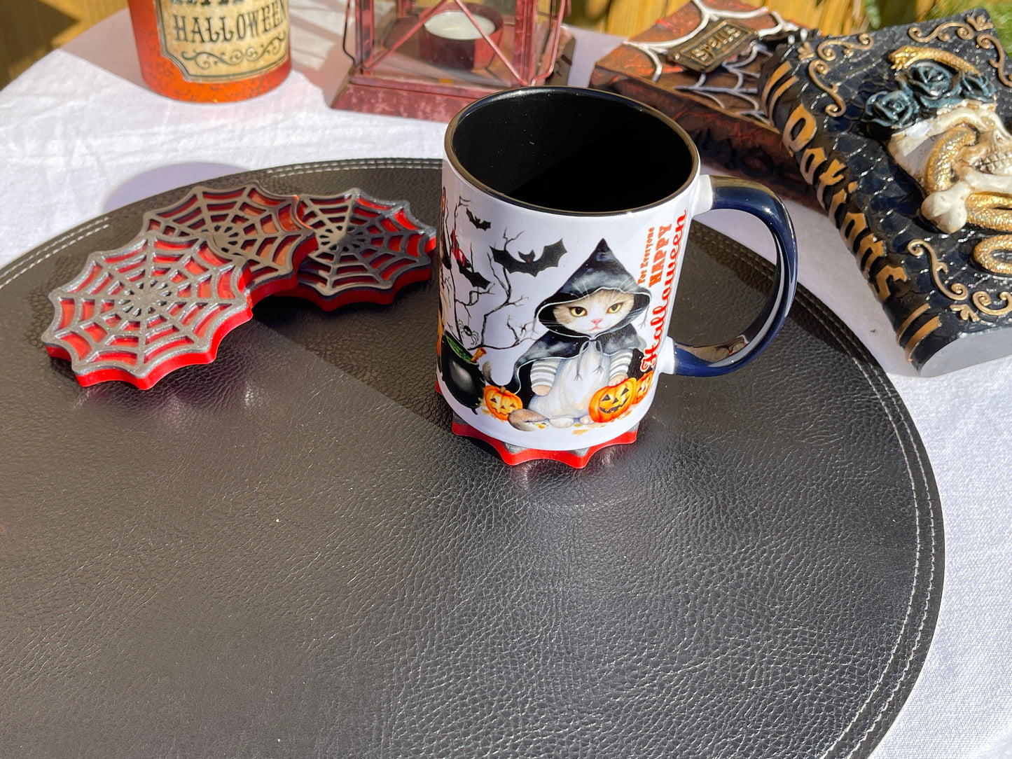 Halloween Spiderweb Coaster Seconds