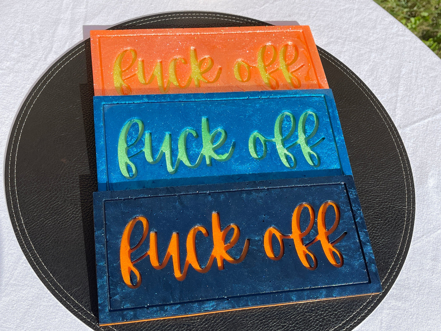 F*ck Off Resin Wall Art Sign