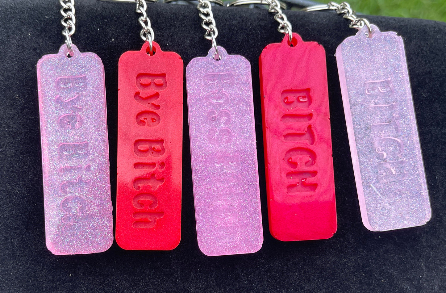 Resin Keychains With Snarky | Sarcastic | Bitchy Sayings