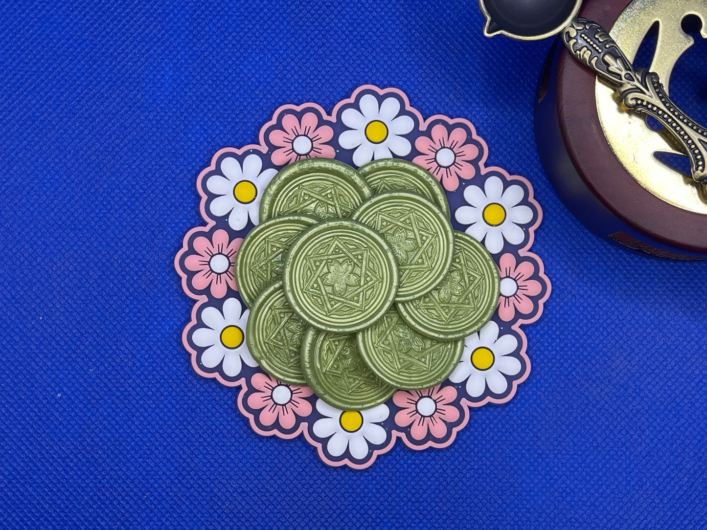 Cherry Blossom Septagram Wax Seal