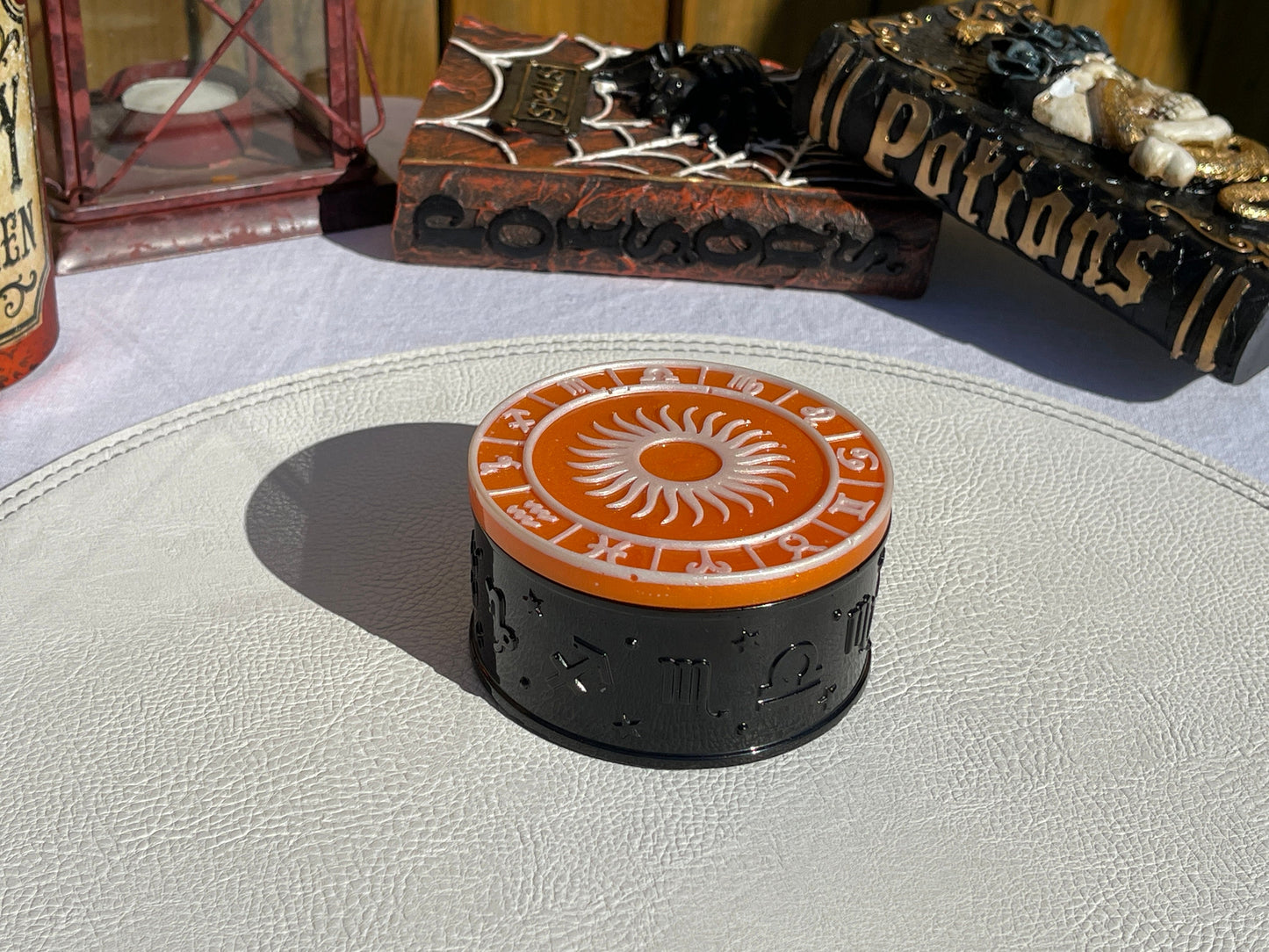 Sunburst/Zodiac Resin Trinket Boxes