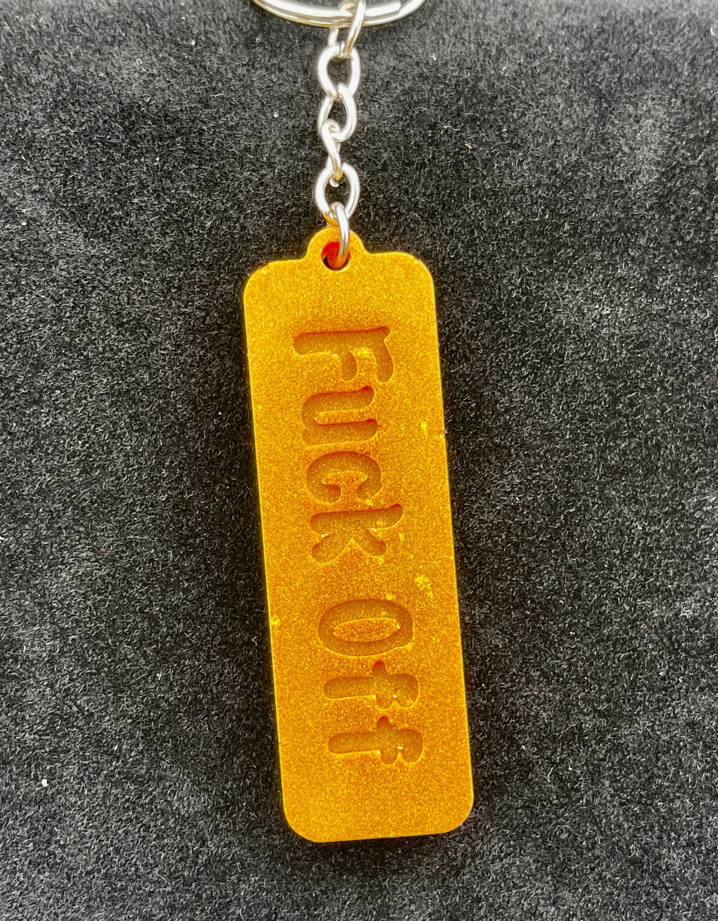 F*ck Off Resin Keychains With Snarky | Sarcastic | Sayings