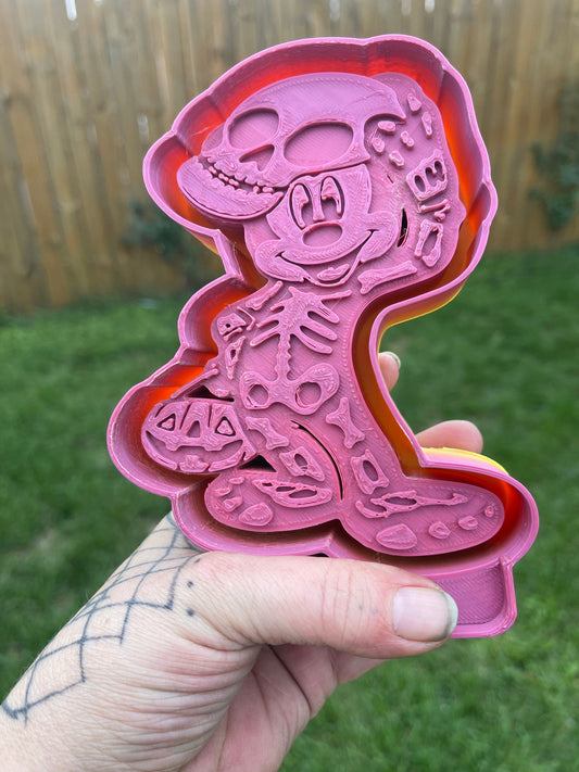 Trick or Treat Halloween Mouse 3D Printed Silicone Freshie | Freshy | Air Freshener Mold