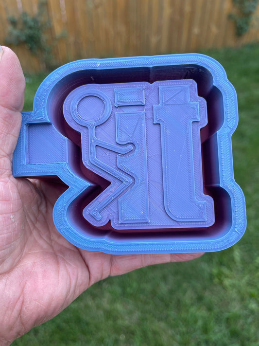 Vent Sized  F*ck It 3D Printed Silicone Freshie | Freshy | Air Freshener Mold