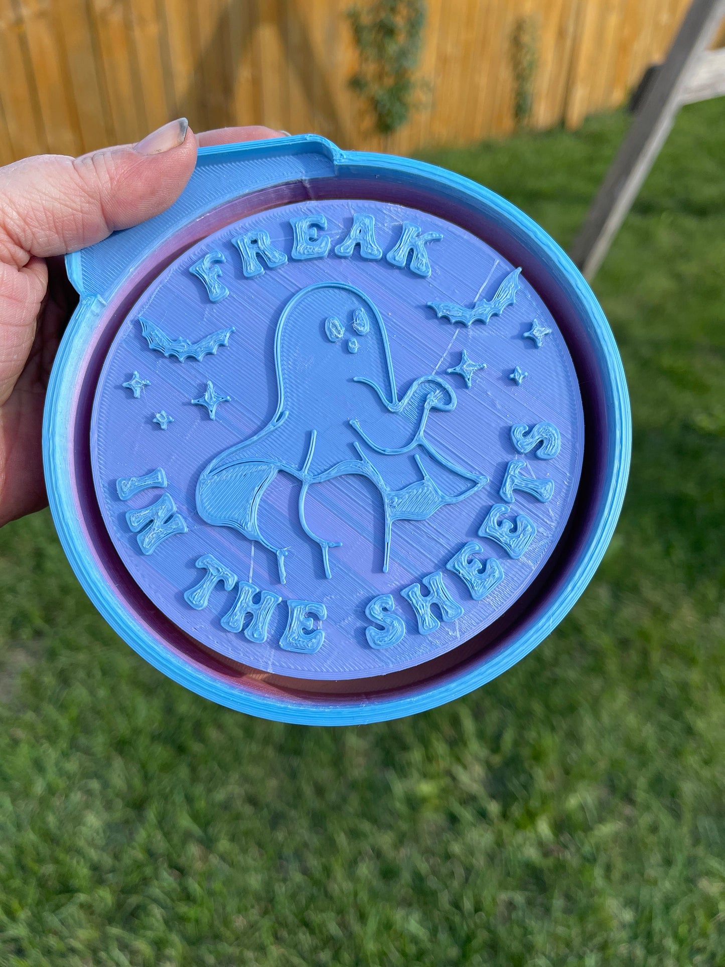 Freak In The Sheets with Bats 3D Printed Silicone Freshie | Freshy | Air Freshener Mold