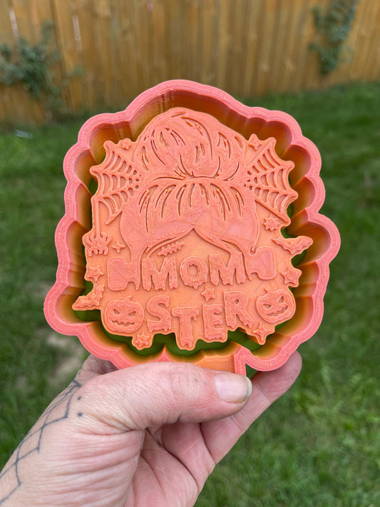 Spiderwebs and The Franken-Momster 3D Printed Silicone Freshie | Freshy | Air Freshener Mold