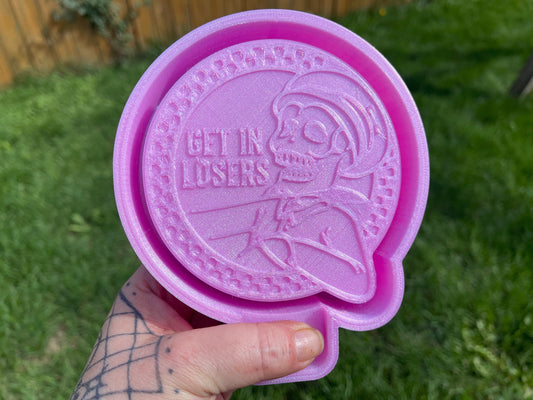 Get In Losers Spooky Skeleton Halloween 3D Printed Silicone Freshie | Freshy | Air Freshener Mold